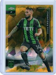 Diego Fagundez [Gold] Soccer Cards 2021 Topps Chrome MLS Sapphire Prices