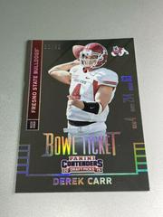 Derek Carr [Bowl Ticket] #32 Football Cards 2015 Panini Contenders Draft Picks Prices