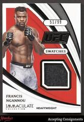 Francis Ngannou Ufc Cards 2021 Panini Immaculate UFC Swatches Prices