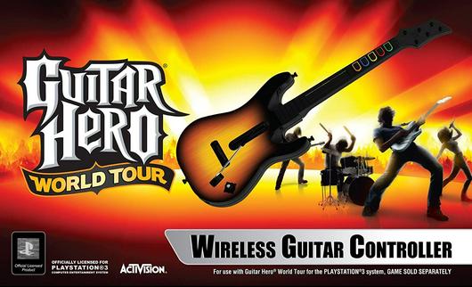 Guitar Hero World Tour Wireless Guitar Controller Cover Art
