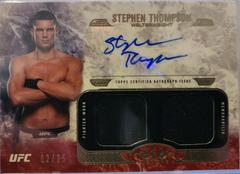 Stephen Thompson [Red] Ufc Cards 2017 Topps UFC Knockout Autographs Prices