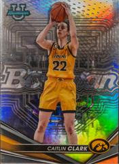 Caitlin Clark [Refractor] #50 Basketball Cards 2022 Bowman University Best Prices
