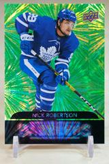 Nick Robertson [Green] Hockey Cards 2020 Upper Deck Dazzlers Prices