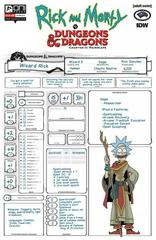 Rick and Morty vs. Dungeons & Dragons II: Painscape [Character Sheet] #1 (2019) Comic Books Rick and Morty Vs. Dungeons & Dragons II Prices