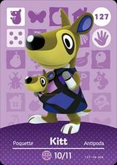 Kitt #127 [Animal Crossing Series 2] Amiibo Cards Prices