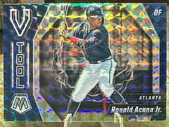 Ronald Acuna Jr. [Mosaic] #VT2 Baseball Cards 2021 Panini Mosaic V Tool Prices