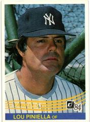 Lou Piniella Baseball Cards 1984 Donruss Prices