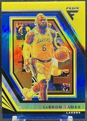 LeBron James [Blue] #101 Basketball Cards 2022 Panini Flux Prices