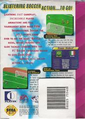 FIFA International Soccer - Back | FIFA International Soccer Sega Game Gear