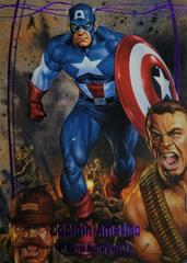 Captain America [Purple Foil] Marvel 2016 Masterpieces Prices