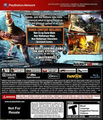 Back Cover | Uncharted 2: Among Thieves [Game of the Year Greatest Hits] Playstation 3
