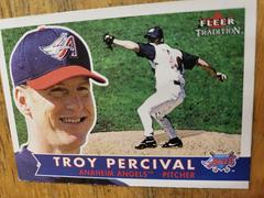 Troy Percival #345 Baseball Cards 2001 Fleer Tradition Prices