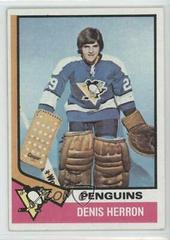 Denis Herron Hockey Cards 1974 Topps Prices