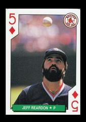 Jeff Reardon [5 of Diamonds] Baseball Cards 1991 U.S. Playing Card All Stars Prices
