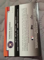Back | Yordan Alvarez [Red] Baseball Cards 2023 Topps Flagship Collection