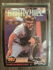 Damon Berryhill Baseball Cards 1993 Panini Donruss Triple Play Prices