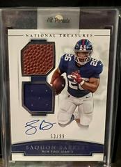 Saquon Barkley Football Cards 2018 National Treasures Rookie Dual Materials Prices