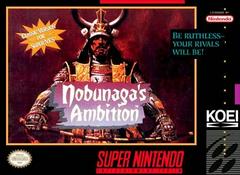 Front Cover | Nobunaga's Ambition Super Nintendo