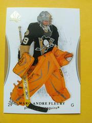 Marc Andre Fleury Hockey Cards 2007 SP Authentic Prices