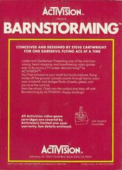 Barnstorming - Back | Barnstorming Atari 2600