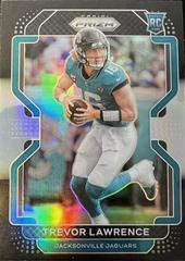 Trevor Lawrence [Silver] Football Cards 2021 Panini Chronicles Prizm Black Prices