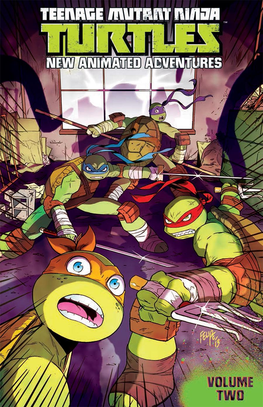 Teenage Mutant Ninja Turtles: New Animated Adventures Vol. 2 [Paperback] (2014) Comic Books Teenage Mutant Ninja Turtles: New Animated Adventures