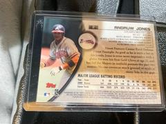 Andrew Jones #2 Baseball Cards 2001 Finest Prices