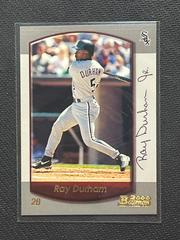Ray Durham #32 Baseball Cards 2000 Bowman Prices
