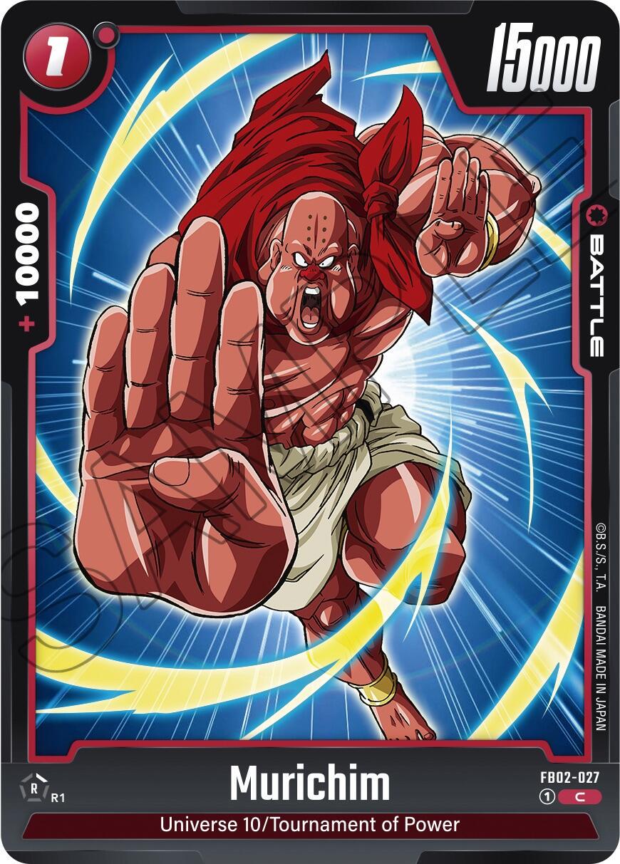 Murichim FB02-027 Dragon Ball Fusion World Blazing Aura