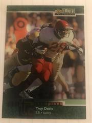 Troy Davis Football Cards 1997 Collector's Choice Turf Champions Prices