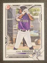 Adael Amador #BD-195 Baseball Cards 2021 Bowman Draft Prices