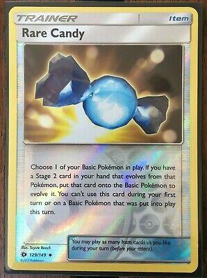 Rare Candy [Reverse Holo] #129 Pokemon Sun & Moon