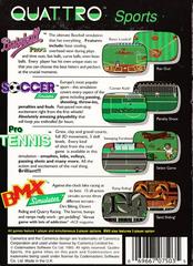 Quattro Sports - Back | Quattro Sports NES