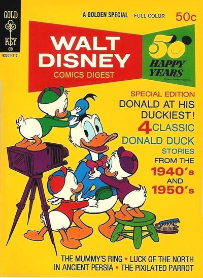 Walt Disney Comics Digest #44 (1973) Comic Books Walt Disney Comics Digest