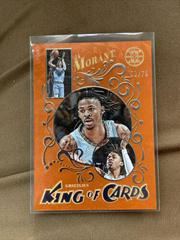 Ja Morant [Orange] #17 Basketball Cards 2021 Panini Illusions King of Cards Prices