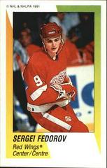 Sergei Fedorov #340 Hockey Cards 1991 Panini Stickers Prices