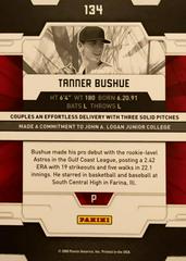 Rear | Tanner Bushue [Aspirations] Baseball Cards 2009 Donruss Elite Extra Edition