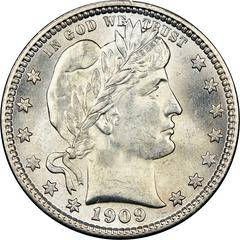 1909 S Coins Barber Quarter Prices