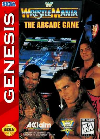 WWF Wrestlemania Arcade Game Cover Art