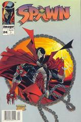 Spawn [Newsstand] #24 (1994) Comic Books Spawn Prices