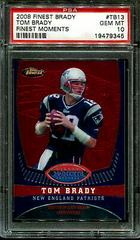 Tom Brady #TB13 Football Cards 2008 Topps Finest Tom Brady Moments Prices