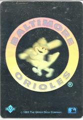 Orioles Baseball Cards 1991 Upper Deck Team Logo Holograms Prices