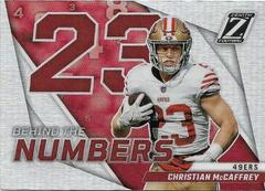 Christian McCaffrey #BN-CM Football Cards 2022 Panini Zenith Behind the Numbers Prices