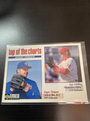 Roger Clemens/Curt Schilling [Top Of The Charts] Baseball Cards 1998 Upper Deck Prices