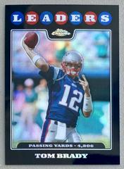Tom Brady [Refractor] #TC121 Football Cards 2008 Topps Chrome Prices