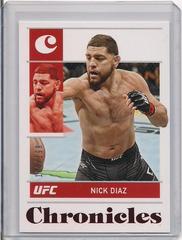 Nick Diaz [Red] #5 Ufc Cards 2022 Panini Chronicles UFC Prices