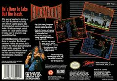 Blackthorne - Back | Blackthorne Super Nintendo