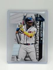 Ronald Acuna Jr #PDC-57 Baseball Cards 2021 Topps Platinum Players Die Cut Prices
