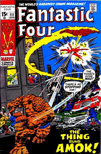 Fantastic Four #111 (1971) Comic Books Fantastic Four