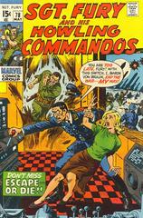 Sgt. Fury and His Howling Commandos #78 (1970) Comic Books Sgt. Fury and His Howling Commandos Prices